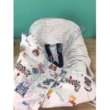 Babahordozó pléd - versenyautós