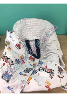 Babahordozó pléd - versenyautós