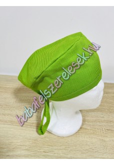 Műtős sapka - zöld csíkos Műtős sapka - zöld csíkos