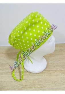 Műtős sapka - zöld csillagos Műtős sapka - zöld csillagos